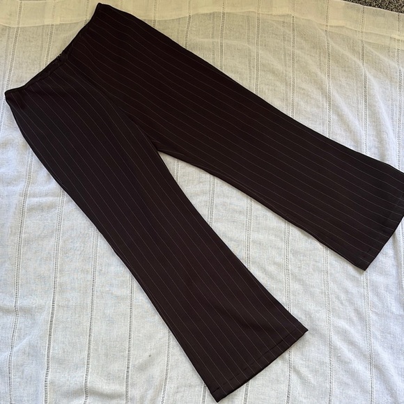 B. Smart Pants - B. Smart Y2k Black Pinstripe Pants